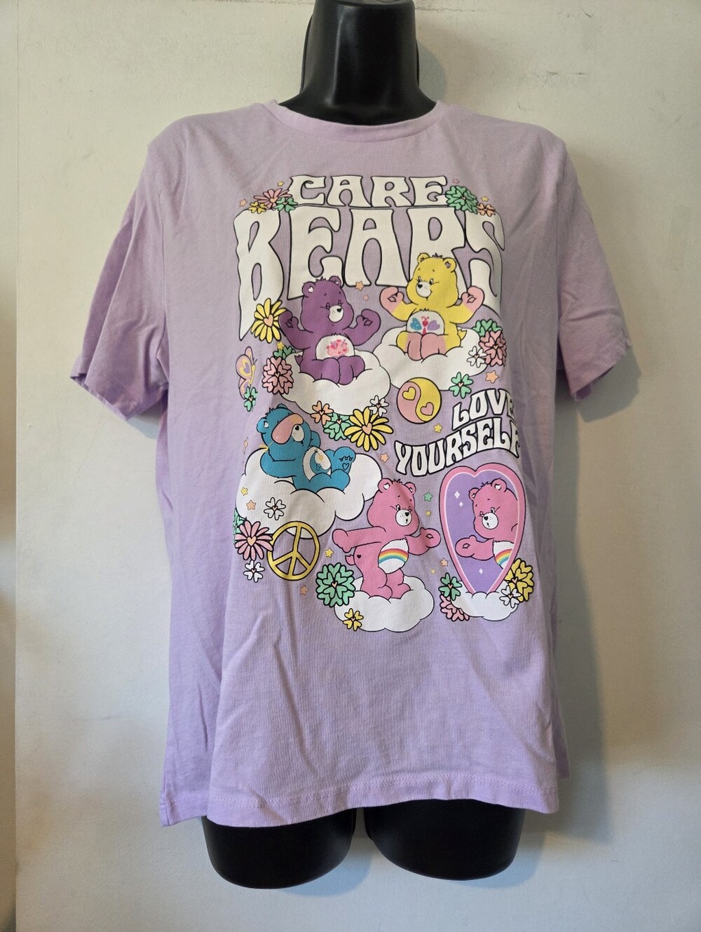Care Bears Lavender 'Love Yourself' Graphic Tee